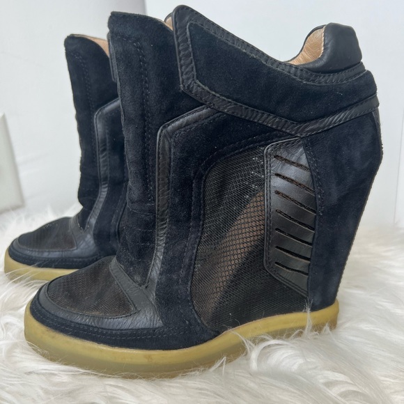 L.A.M.B. Shoes - LAMB heeled leather wedges